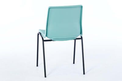 Design Stapelstühle mit Kunststoffsitzschale